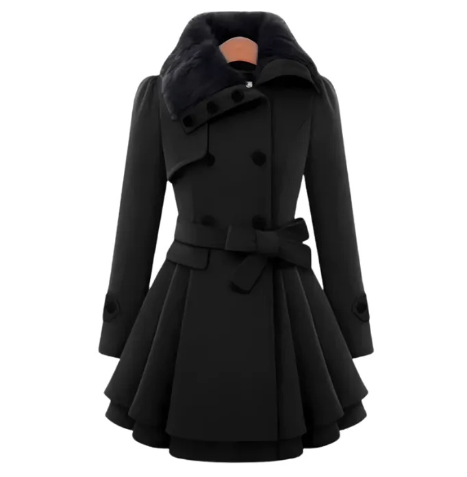 ANNALISE - Cozy Luxurious Trench Coat