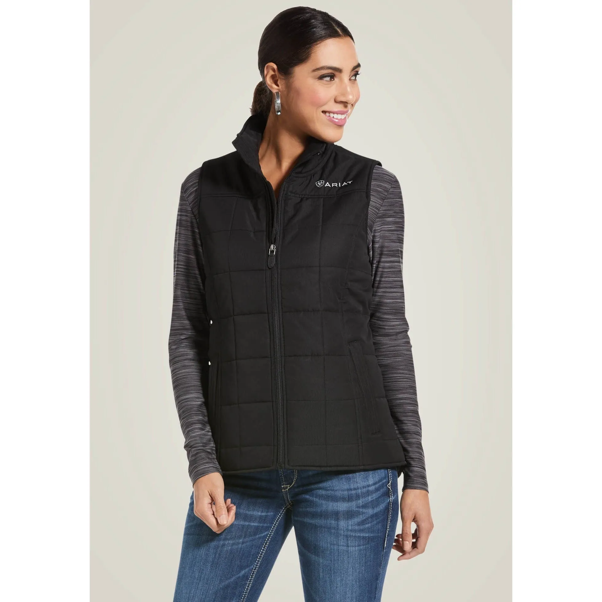 Ariat Women's Black Crius Insulated Vest