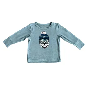 Babysprouts - Ski Bear Bamboo Shirt