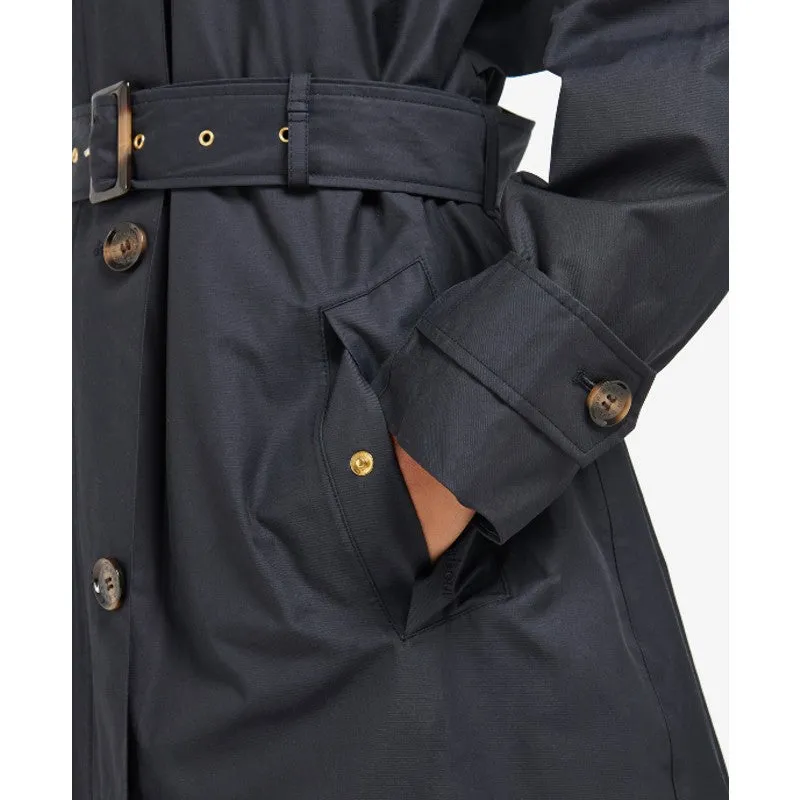 Barbour Somerland Ladies Trench Jacket - Dark Navy/Ancient Poplar