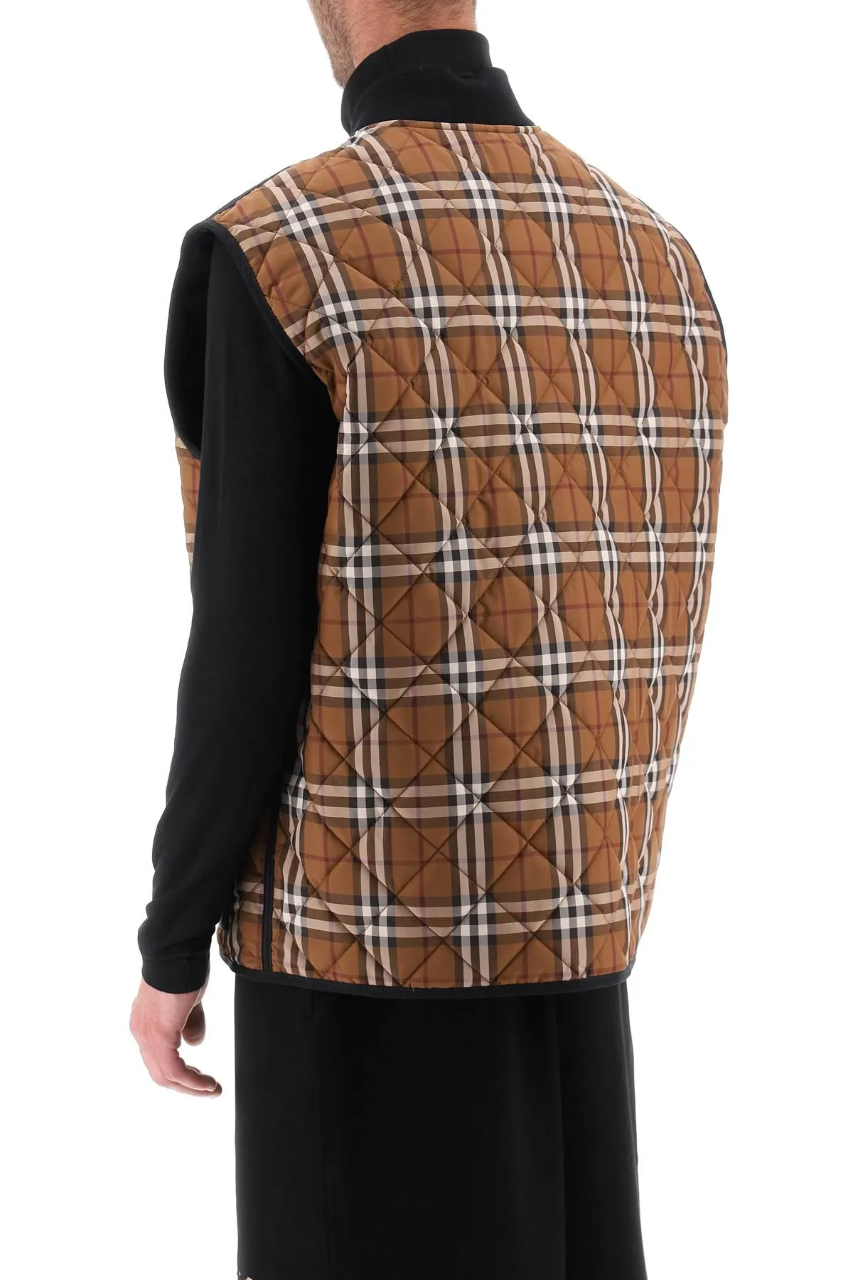 Burberry weaveron quilted vest