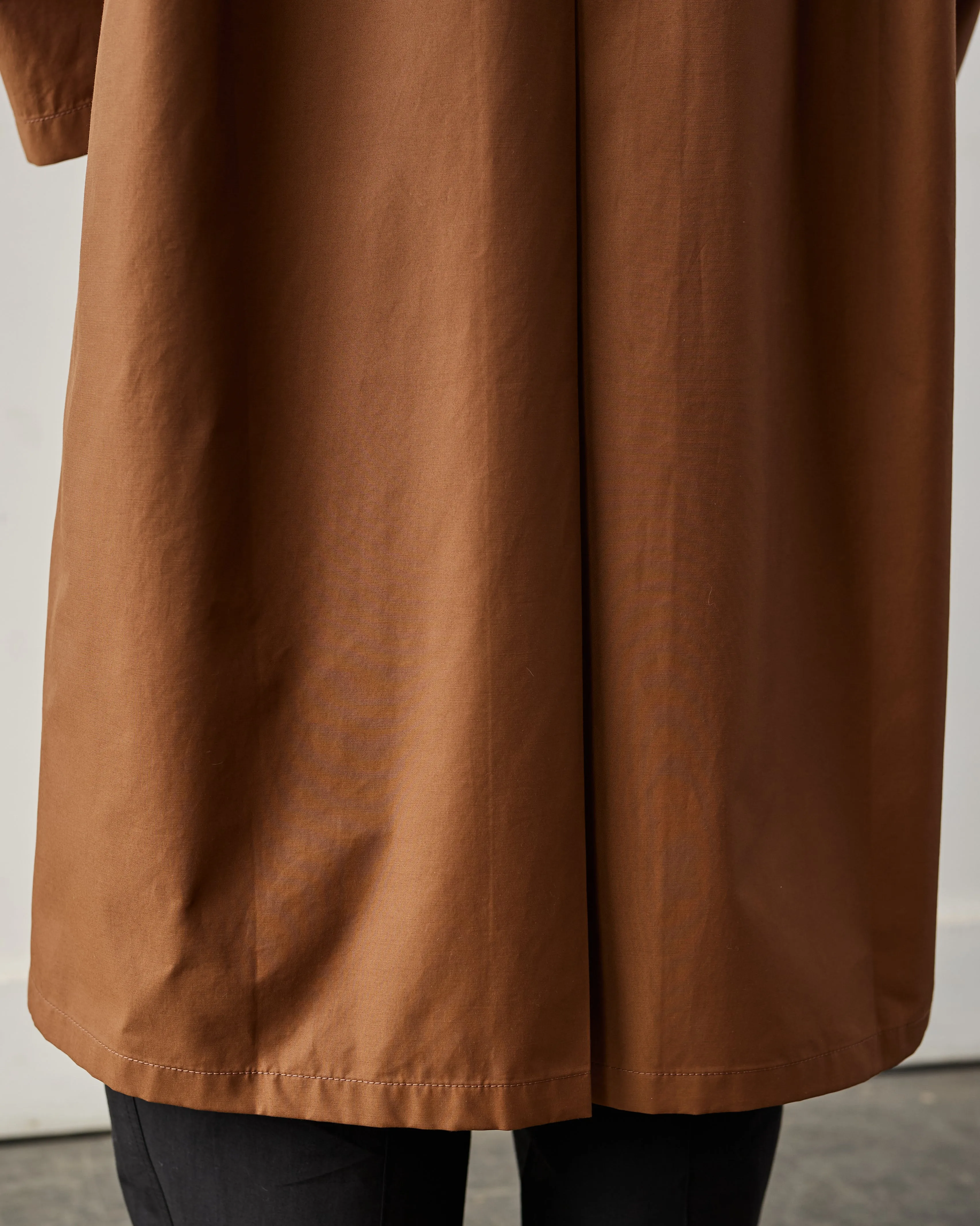 Cordera Hooded Trench, Brown