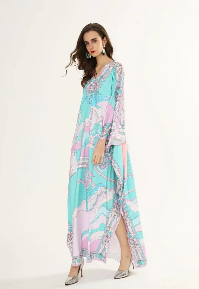 FashionSierra - Loose Design Elegant Knitted Casual Maxi Long Plus Size Dress