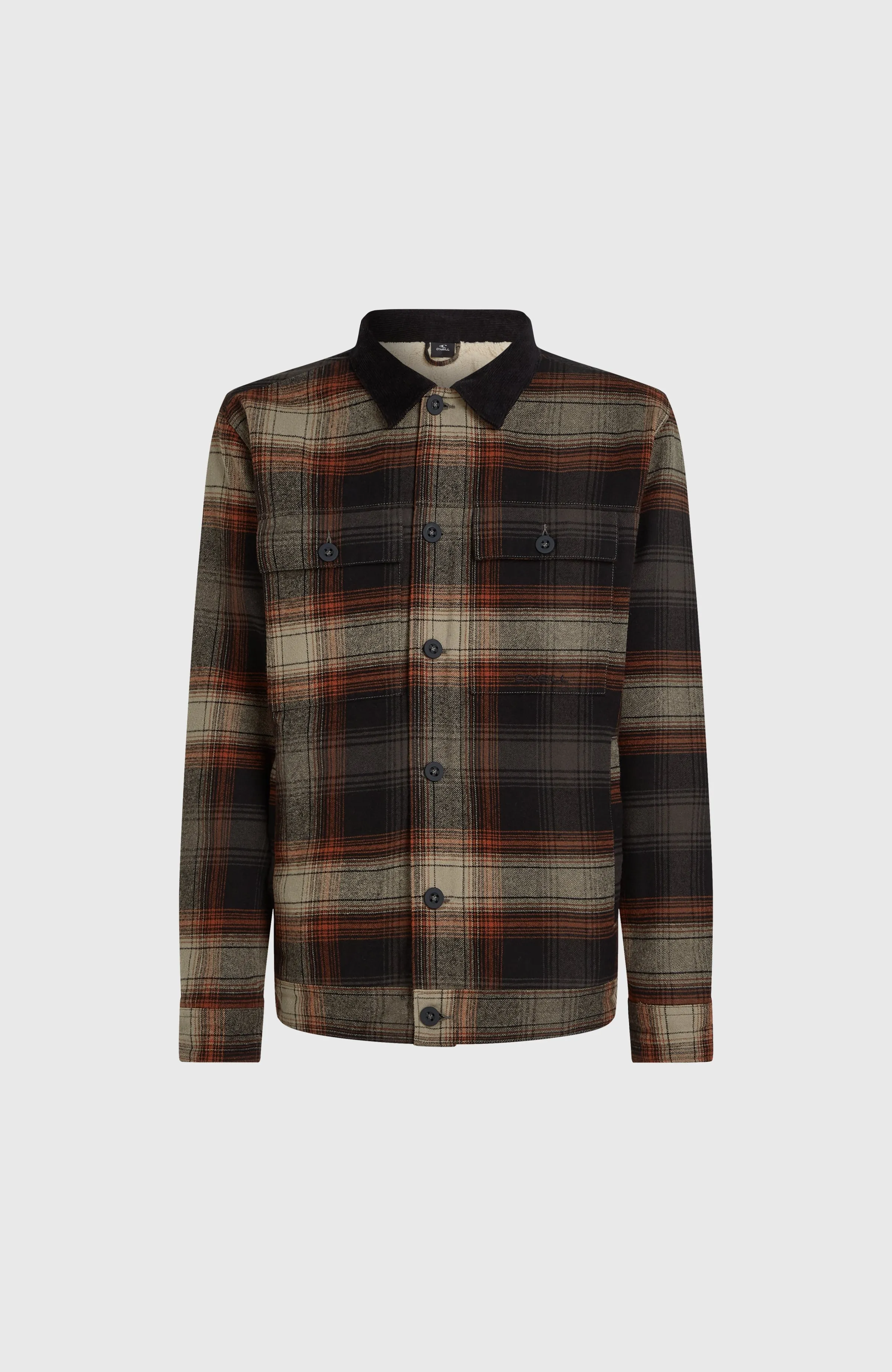 Fleece-Lined Jacket | Grey Check Small