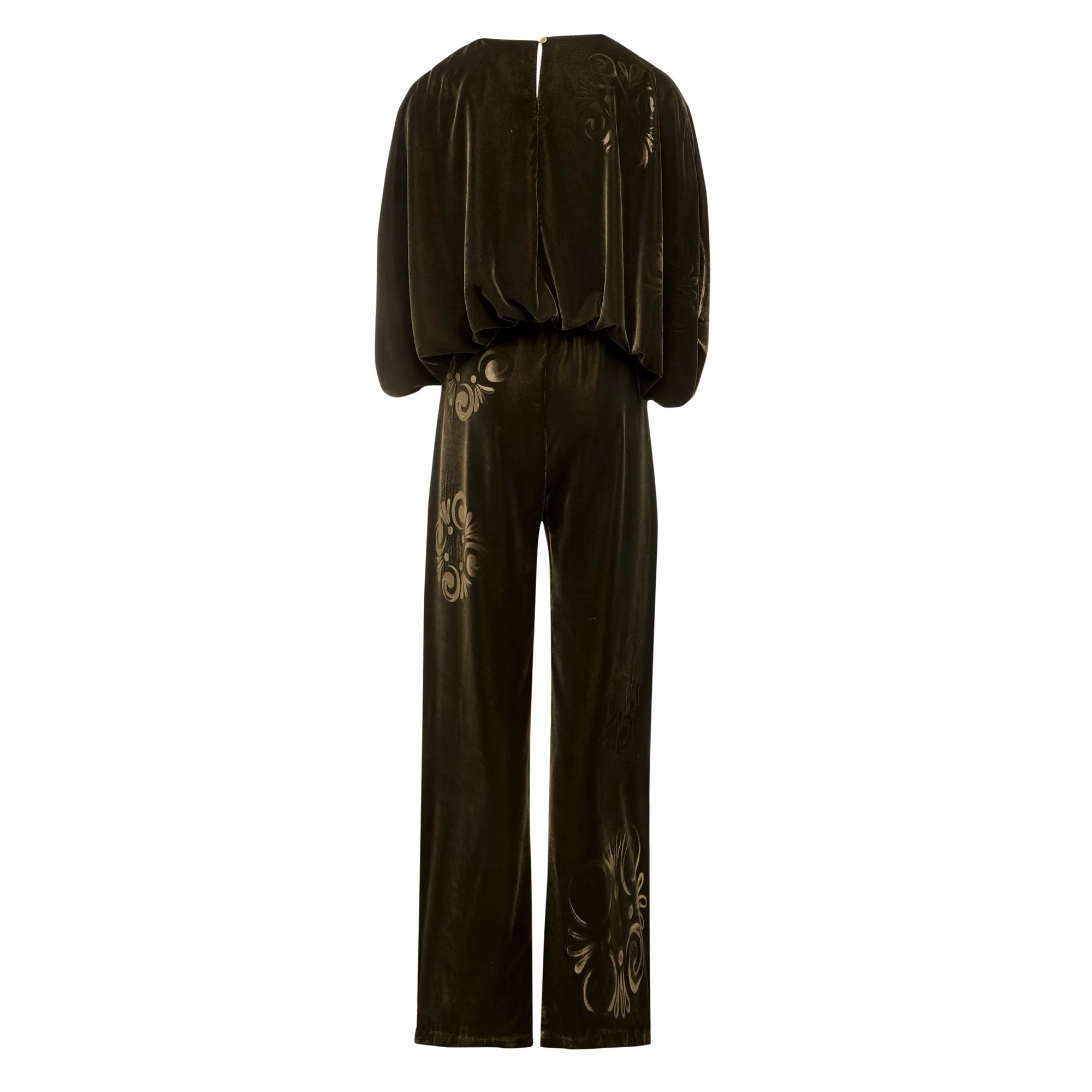 Kallos Silk Velvet Jumpsuit