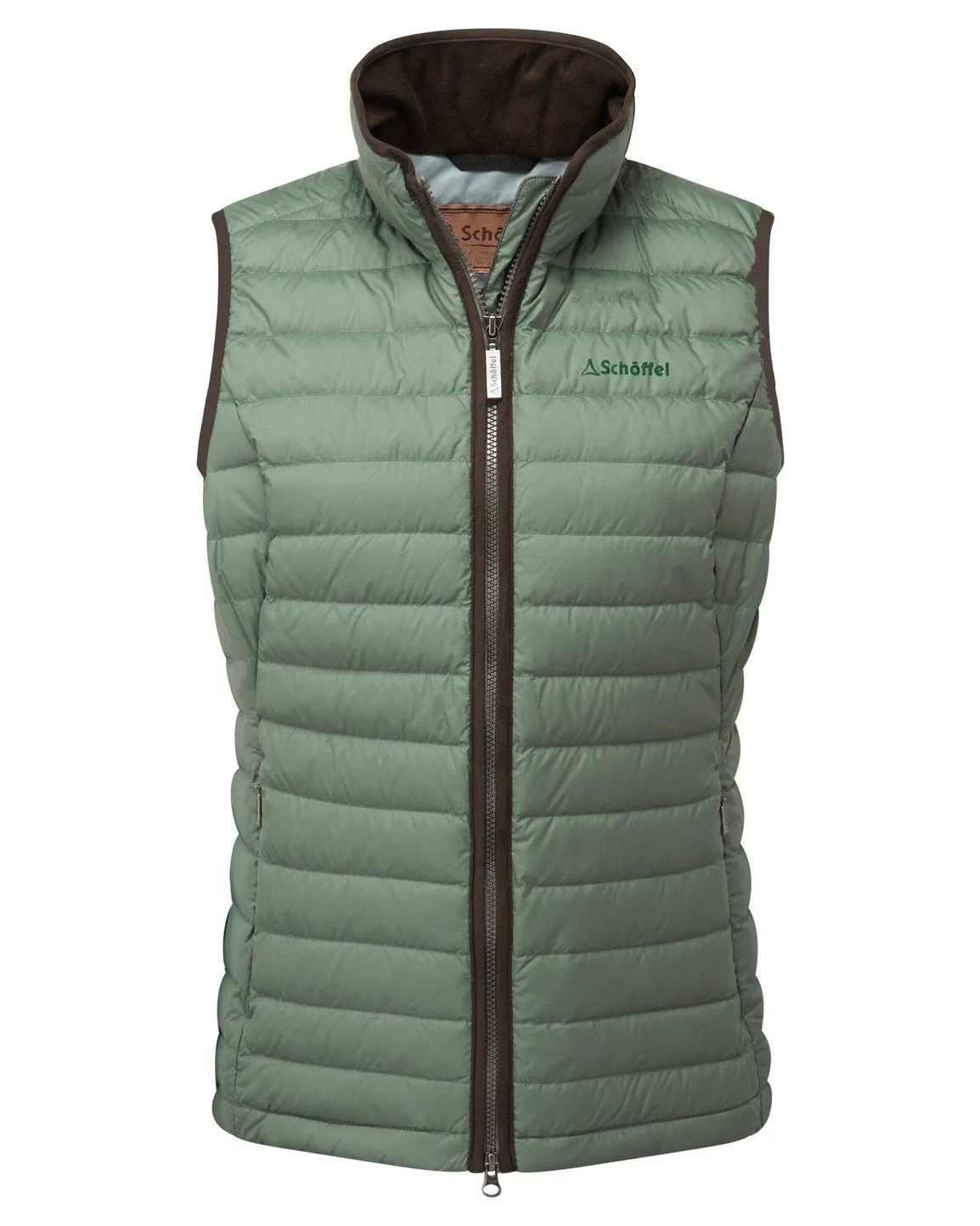 Launde Down Gilet Stone Laurel