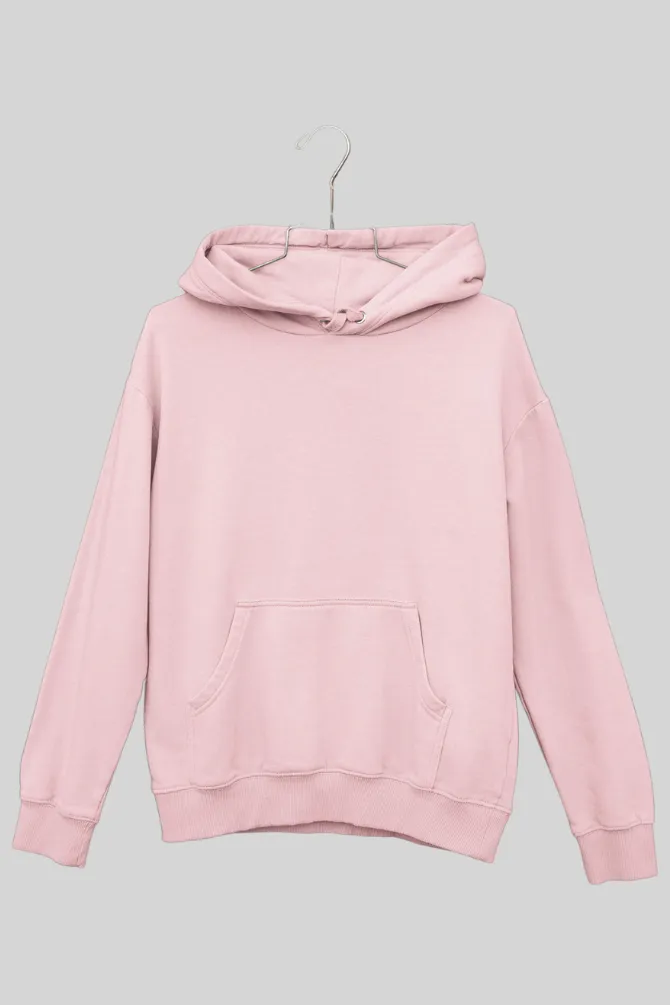 Light Pink Oversized Hoodie for women