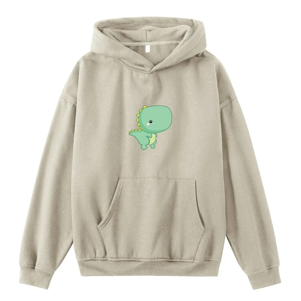 Milo the Dinosaur Oversized Soft Hoodies