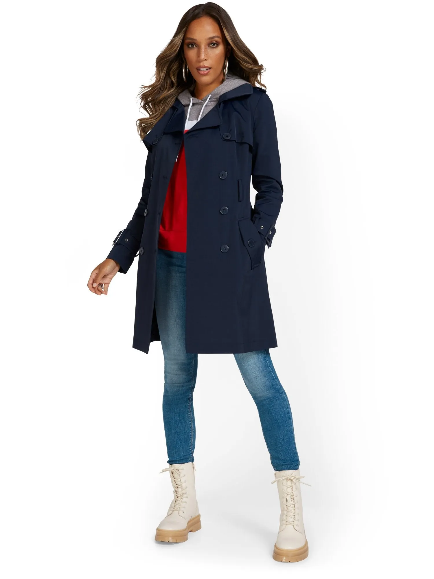 Petite Belted Trenchcoat - City Trench Collection