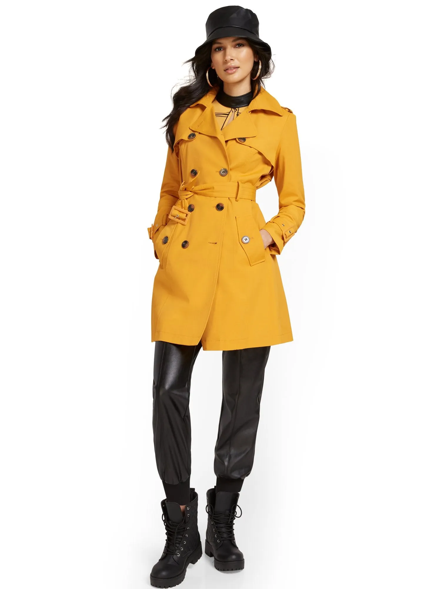 Petite Belted Trenchcoat - City Trench Collection