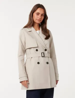 Rhea Water Resistant Mid Length Trench Coat