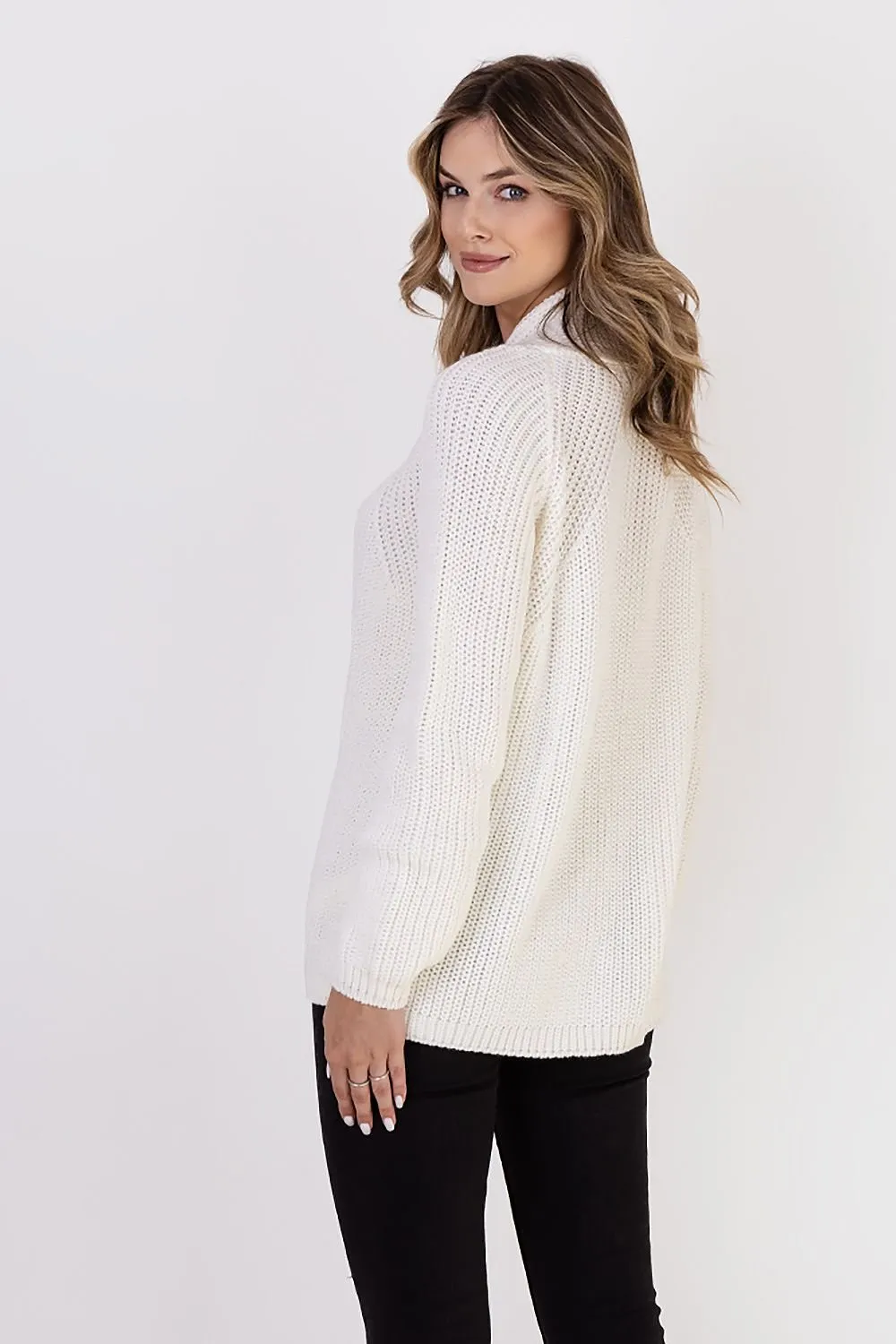 Ribbed Knitted Cardigan