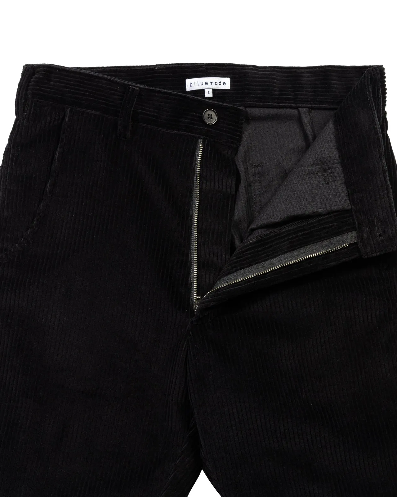 Sateen Pant - Black Corduroy