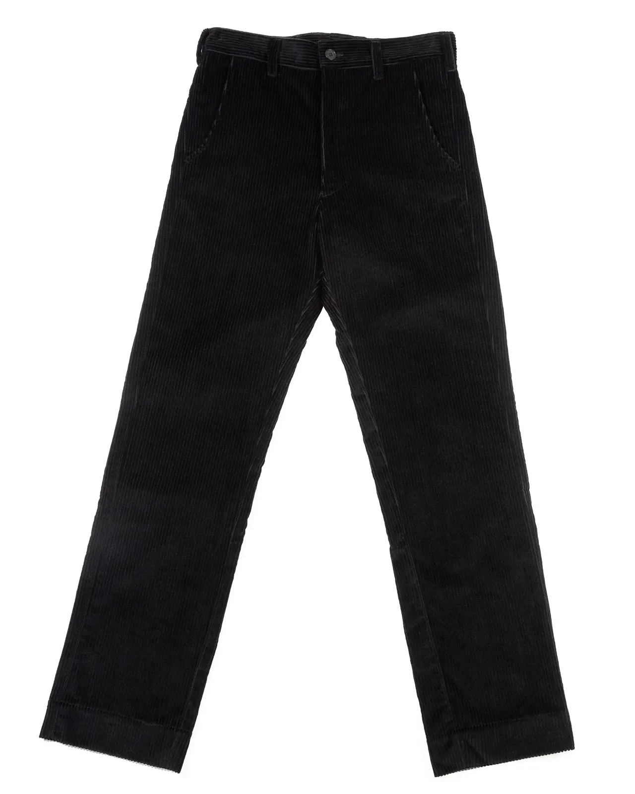 Sateen Pant - Black Corduroy