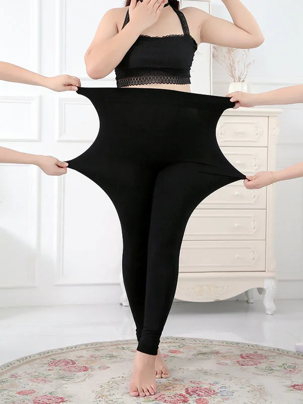 Simple Solid Color High Waisted Modal Leggings